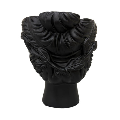 Urban Attitude Venus Head Planter - Matte Black