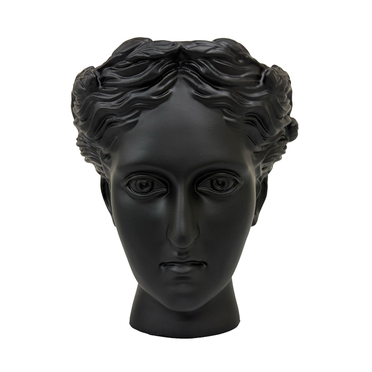 Urban Attitude Venus Head Planter - Matte Black