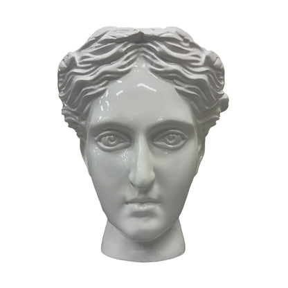 Urban Attitude Venus Head Planter - Matte White
