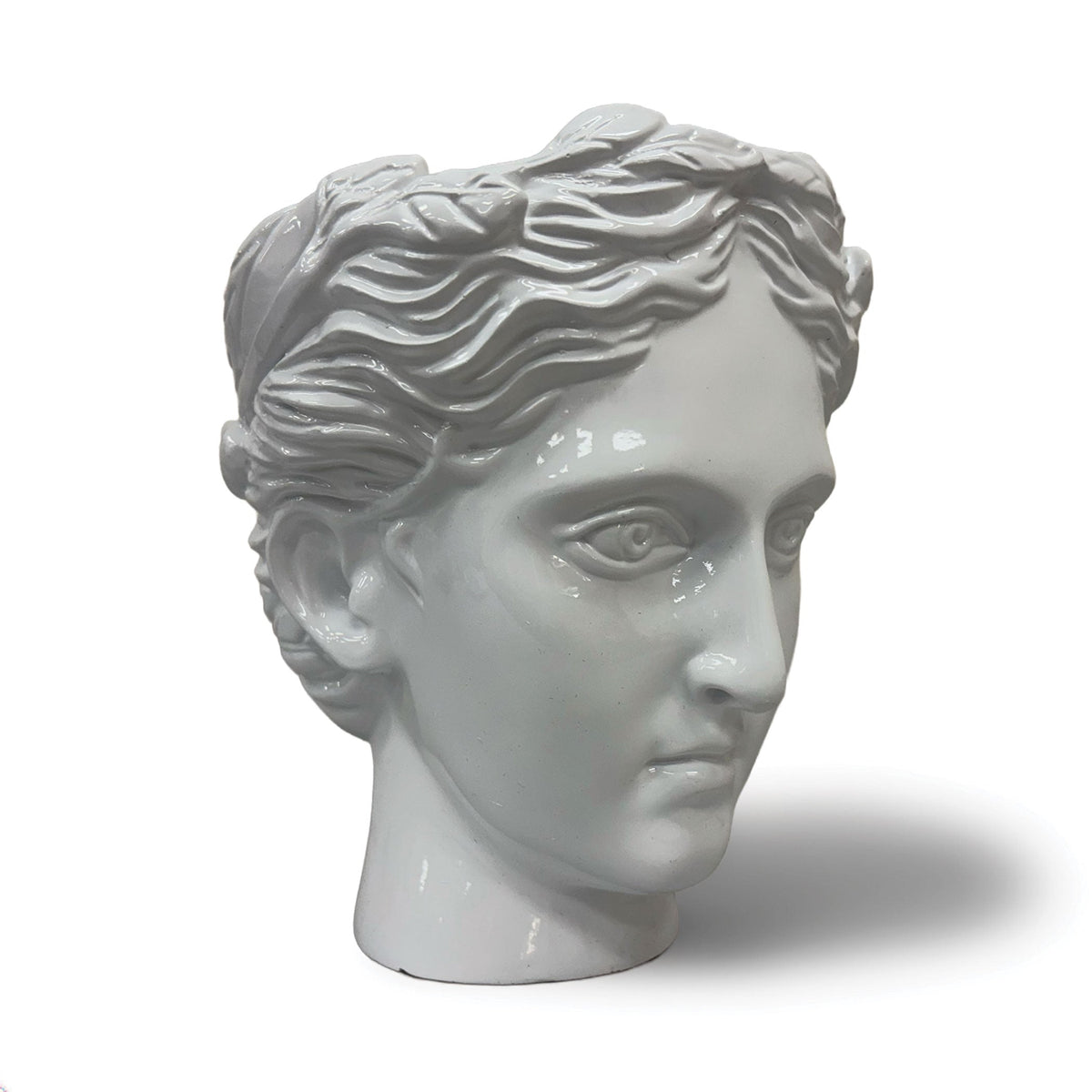 Urban Attitude Venus Head Planter - Matte White