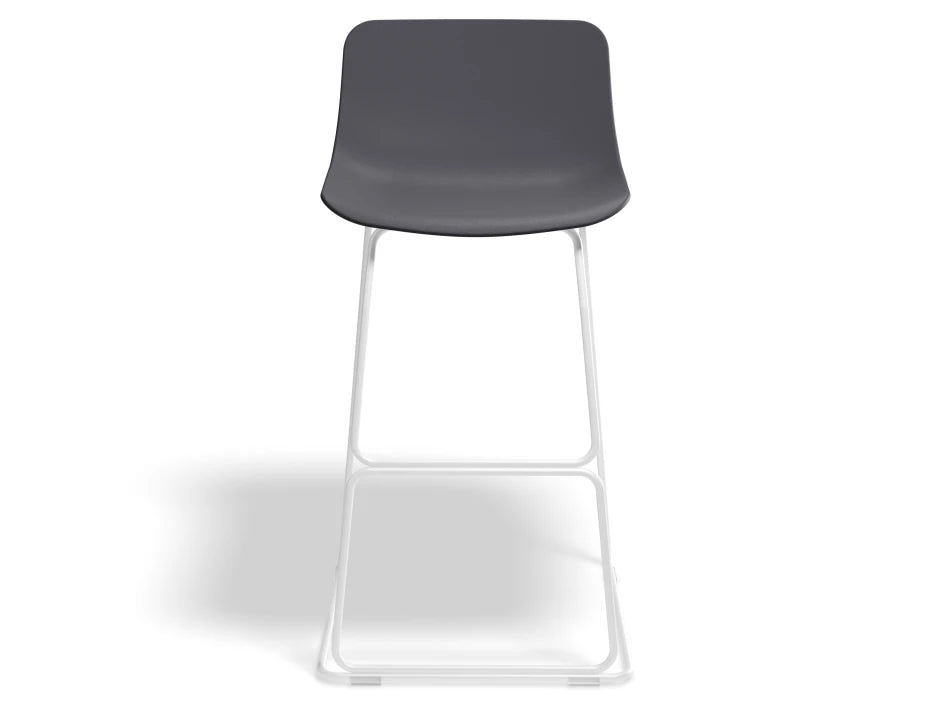 Umbria Stool - White - Grey Shell