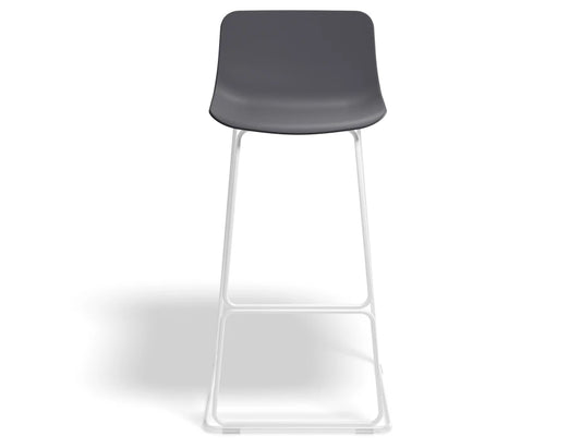 Umbria Stool - White - Grey Shell