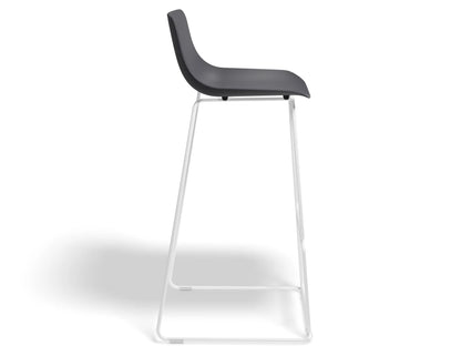 Umbria Stool - White - Grey Shell