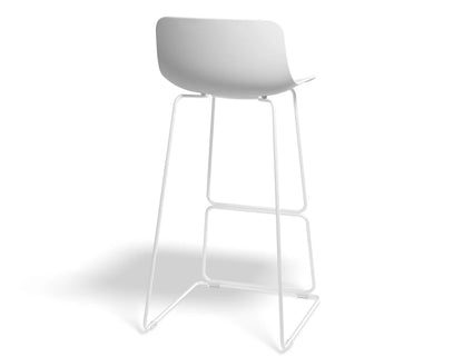 Umbria Stool - White - White Shell