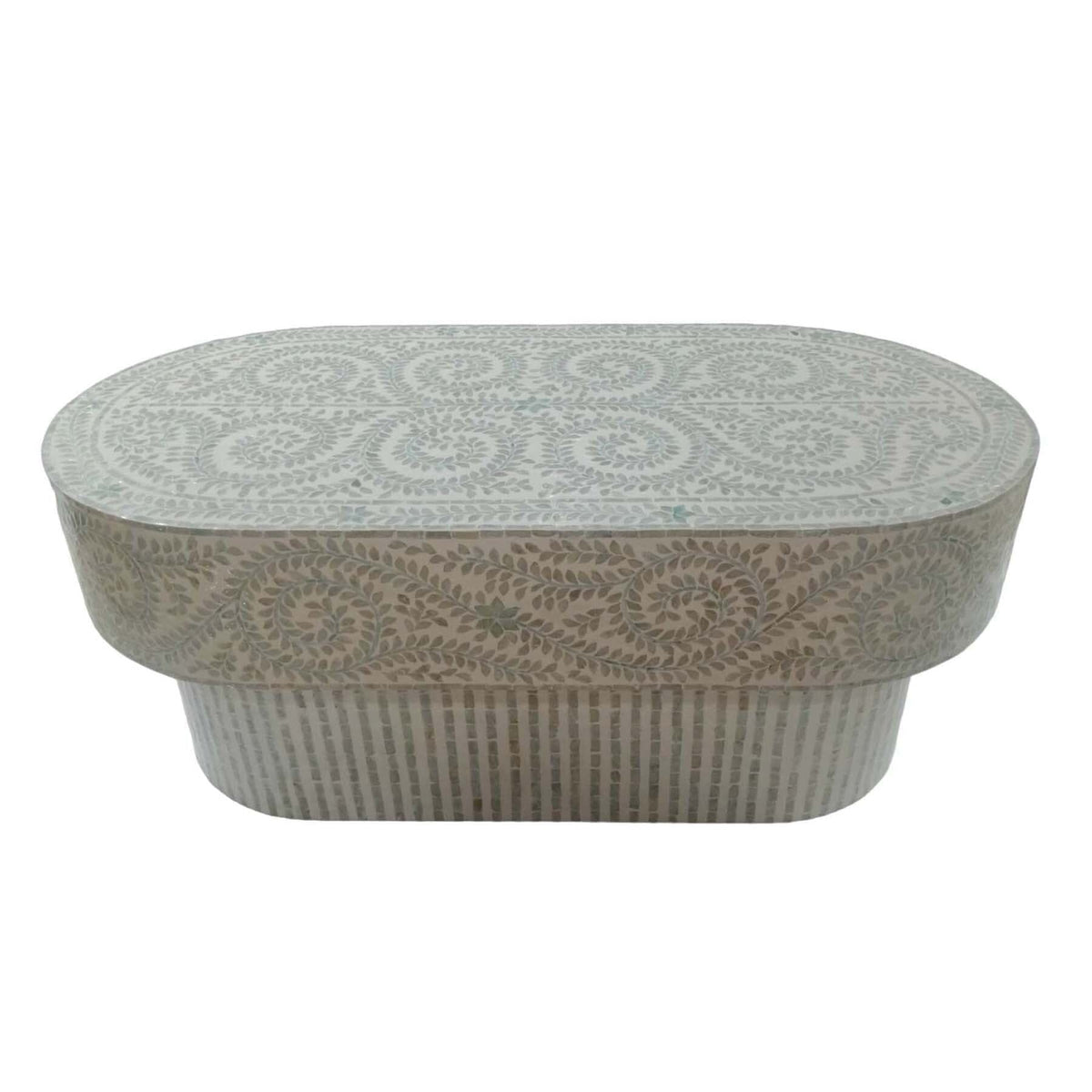 Undine Mother of Pearl Oval Coffee Table 120cm