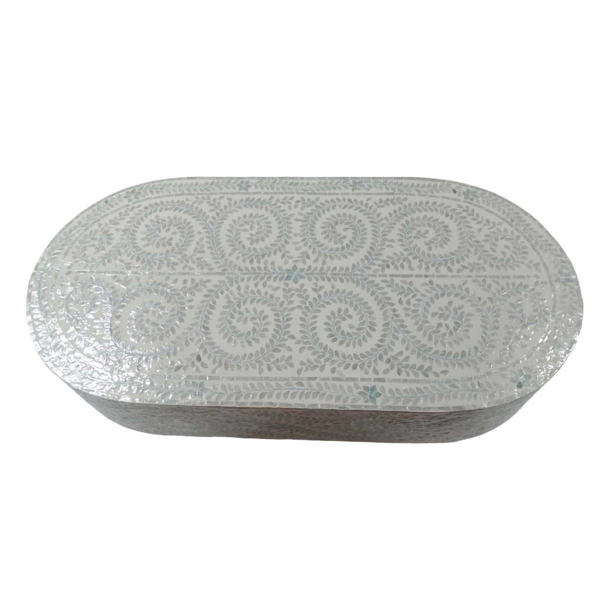 Undine Mother of Pearl Oval Coffee Table 120cm