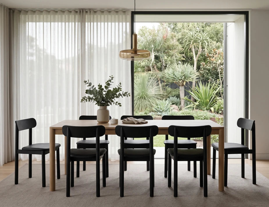 Zara Chair - Black - Upholstered