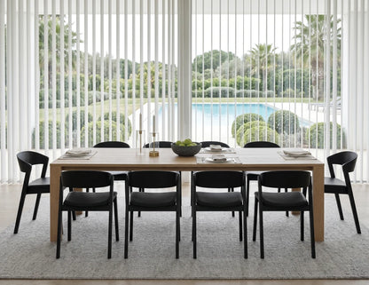 Grayson Dining Chair - Black - Upholstered