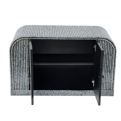 Valentina Mother of Pearl Inlay Sideboard 100cm