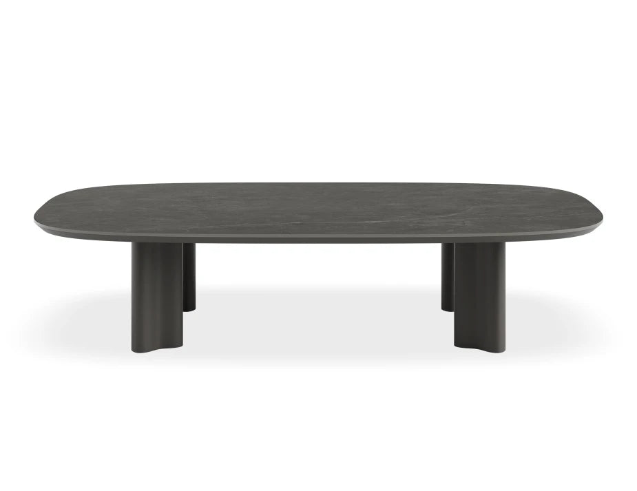 Vela Coffee Table - Outdoor - Charcoal - Basalt Ceramic Top