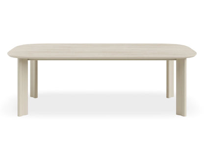 Vela Dining Table 240cm - Outdoor - Latte - Dune Ceramic Top
