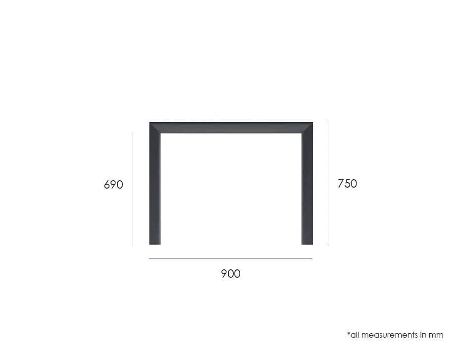 Vydel Table - Outdoor - 90cm x 90cm - White