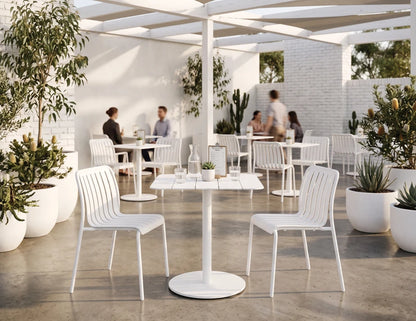 Roku Cafe Table - Outdoor - White