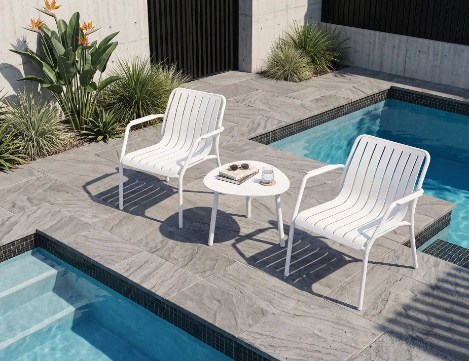 Roku Lounge Chair - Outdoor - White