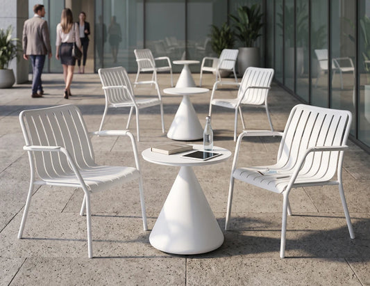 Roku Lounge Chair - Outdoor - White