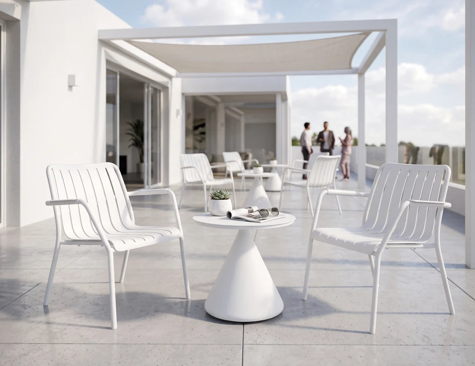 Roku Lounge Chair - Outdoor - White