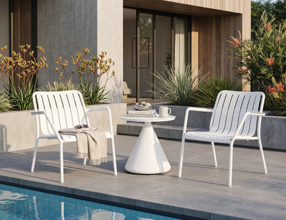 Roku Lounge Chair - Outdoor - White