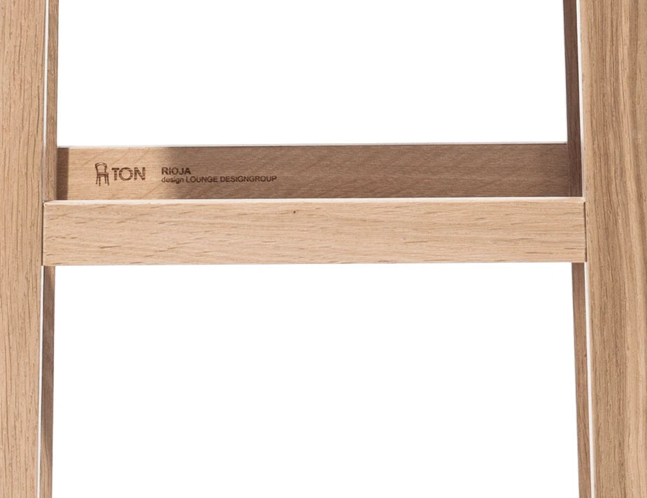 Rioja Barstool - Natural Oak - 80cm - by TON