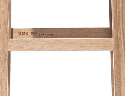 Rioja Barstool - Natural Oak - 80cm - by TON