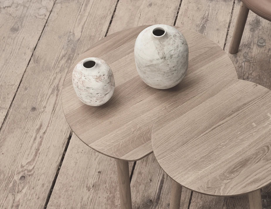 YYY Side Table - Natural Oak - Round 45cm - by TON
