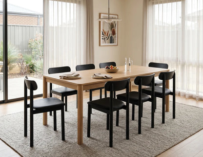 Zara Chair - Black - Upholstered