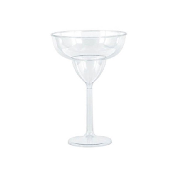 bulk 24 Jumbo 877ml Margarita Glass Plastic 24cm