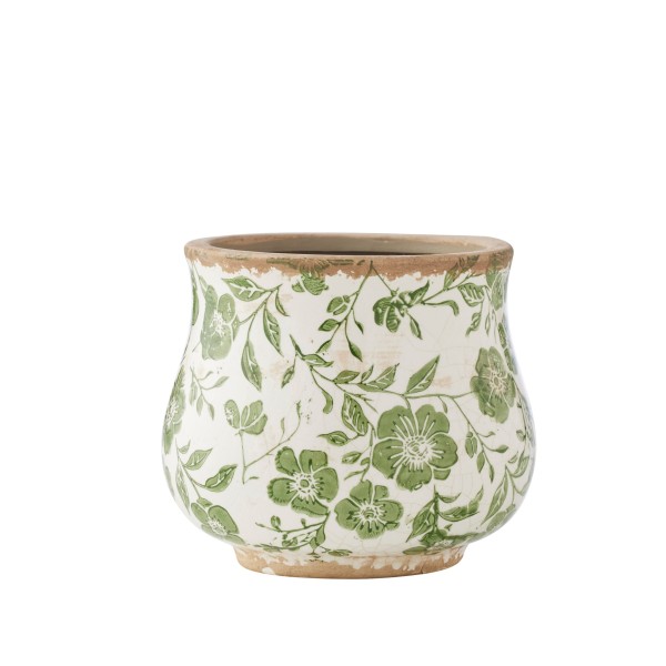 Green Leaf Pot Planter 16cm