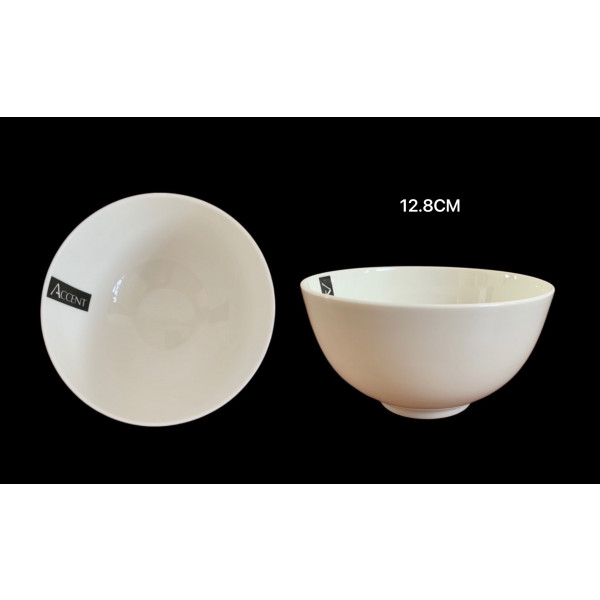 bulk 24 White Bone China Bowl 13x7cm