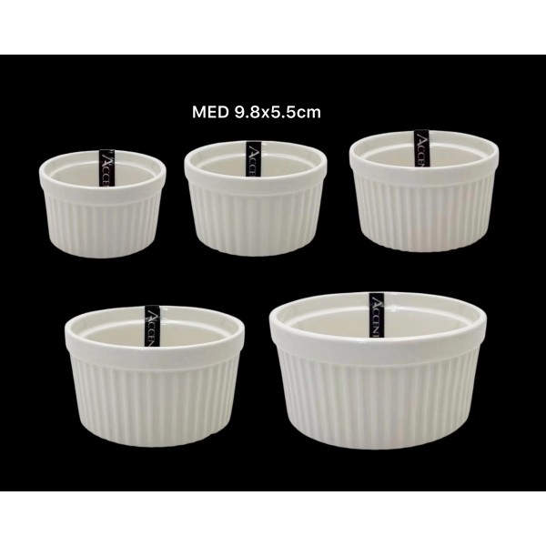 bulk 36 White Ramekin New Bone China 5cm