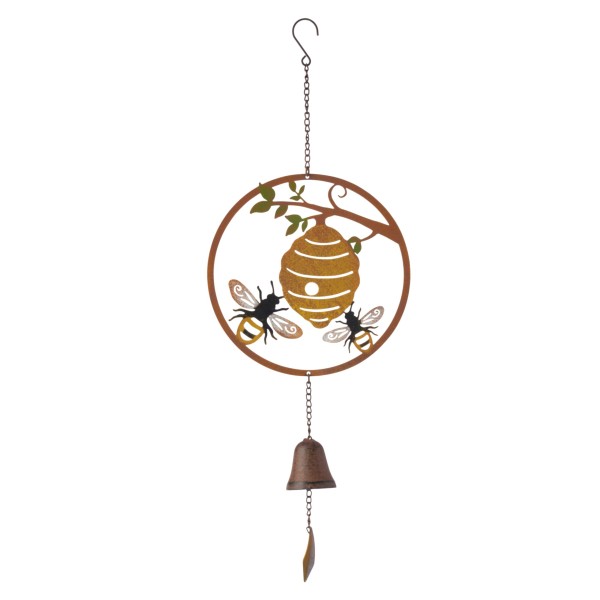 Bee Laser Cut Hanging Bell 65cm