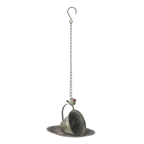 Hanging Cup Saucer Bird Feeder 57cm
