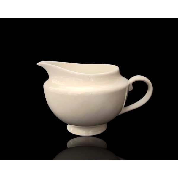 bulk 24 White Fine Bone China Cream Jug 235ml