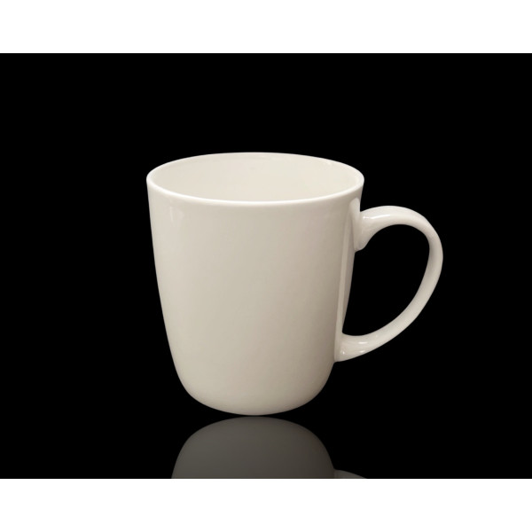 bulk 36 White Fine Bone China Mug White 350ml