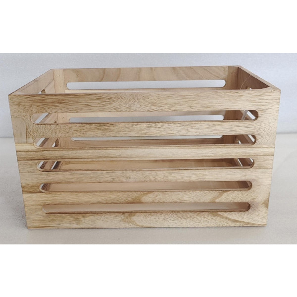 Wood Crates Natural 40x22cm