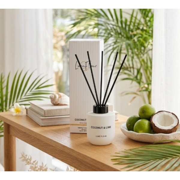 bulk 6 Luxe Fleur Diffuser 150ml Coconut & Lime