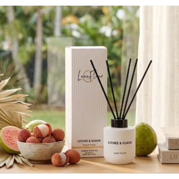 bulk 6 Luxe Fleur Diffuser 150ml Lychee & Guava