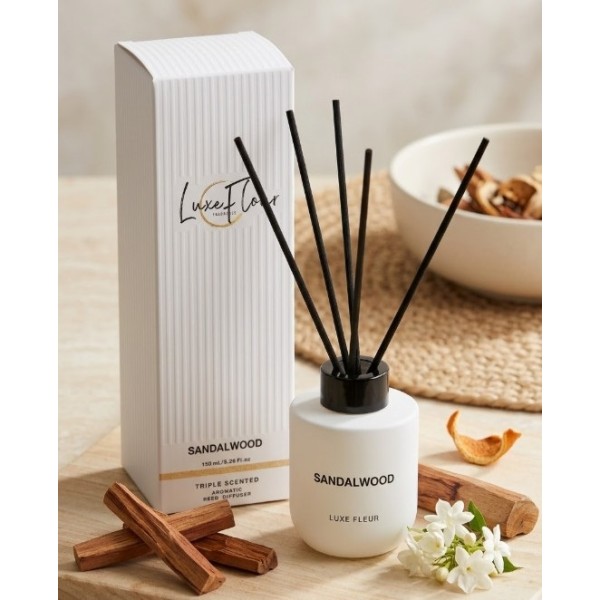 bulk 6 Luxe Fleur Diffuser 150ml Sandalwood