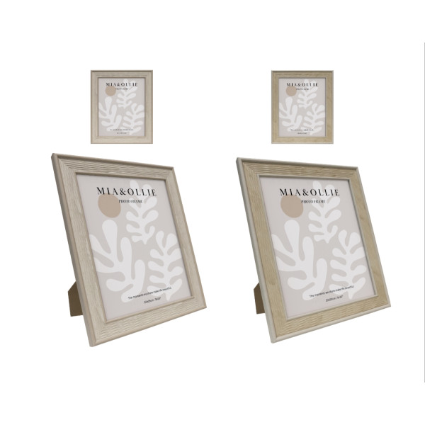 Set 2 Photo Frame Lisa '8x10in' Assort 25cm