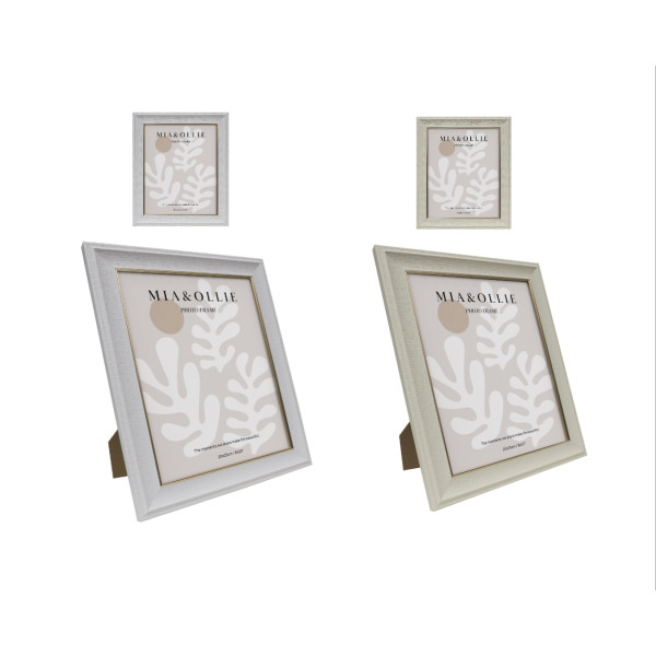 Set 2 Photo Frame Sara '8x10in' Assort 25cm
