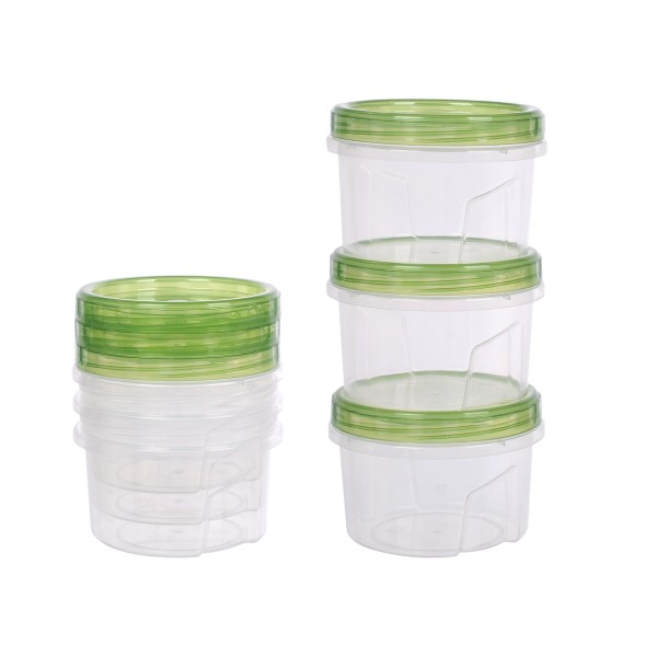 bulk 12 Reusable Microwave-Safe 500ml Food Container Round 500ml