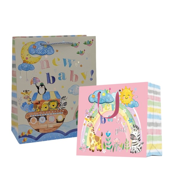 bulk 24 Xlarge Welcome Baby Gift Bag 42cm