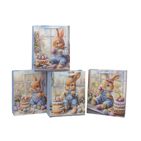bulk 24 Easter Confections Gift Bag Medium 4 Asst