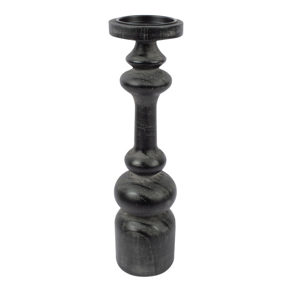Nero Bold Pillar Candleholder 43cm