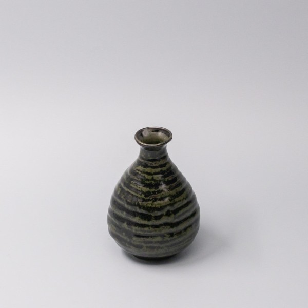 Sake Jug 350ml Moss Black Glaze