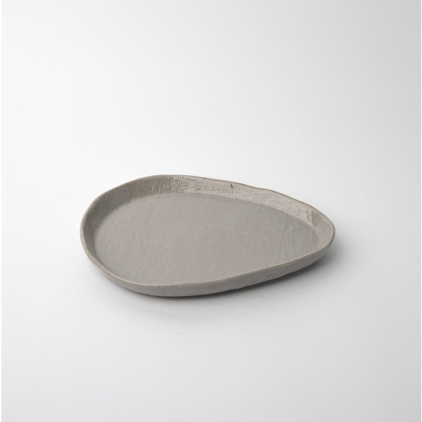 Saucer Arc Grey Glaze