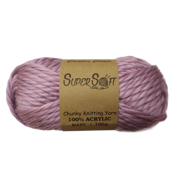 bulk 12 Pink Chunky Yarn 100G
