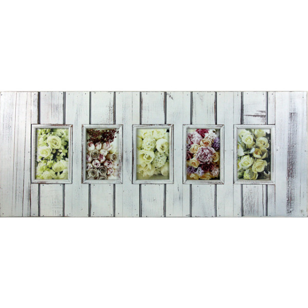 Rustic 5 Opening Photo Frame 83cm