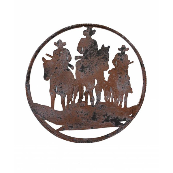 Wild West Metal Wall Art 60cm