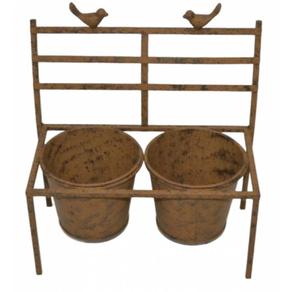 Creeper And Birds 2 Pots Planter 30x32cm