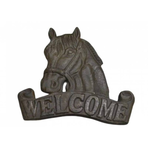 Welome Horse Trivet 20x18cm